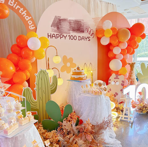 私人订制周岁/婚礼/祝寿甜品台 商品图10