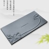 天然石材乌金石茶盘荷花家用简约浮雕原石整块黑金石茶具全套 商品缩略图7