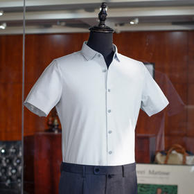 NEP 男士针织面料短袖/长袖衬衫  五色可选