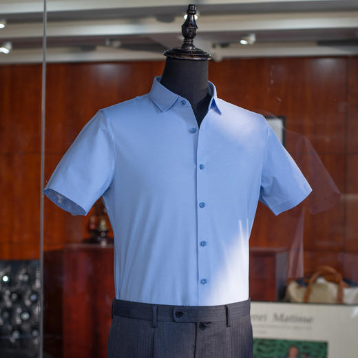 NEP 男士针织面料短袖/长袖衬衫  五色可选 商品图4