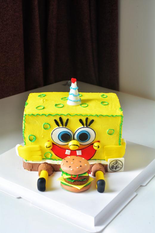 海绵宝宝（奶油霜工艺，提前一天预约） 商品图2