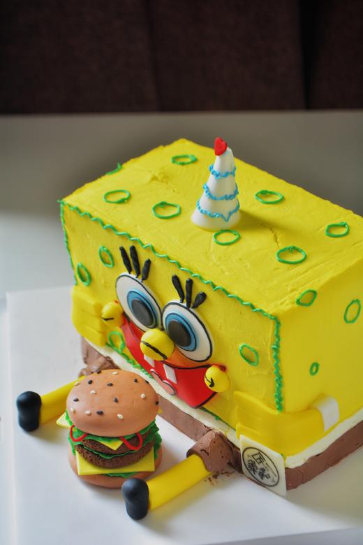 海绵宝宝（奶油霜工艺，提前一天预约） 商品图0