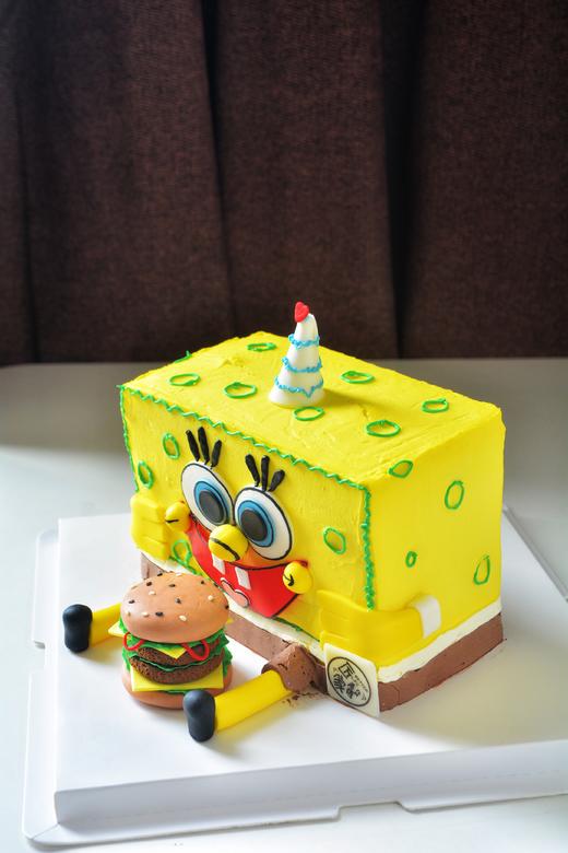 海绵宝宝（奶油霜工艺，提前一天预约） 商品图1