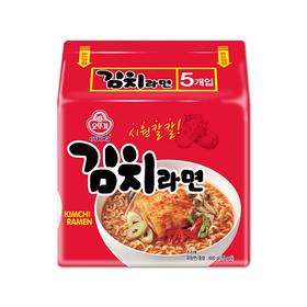 【5멀티】오뚜기 김치라면120g*5