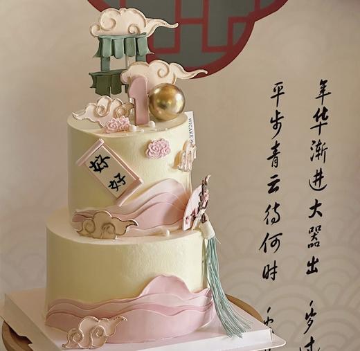 双层周岁儿童卡通蛋糕-低糖处理无添加 商品图2