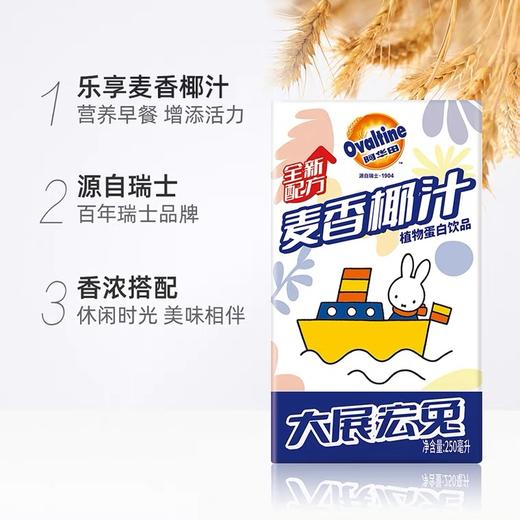 阿华田麦香椰汁饮料250ml 商品图2