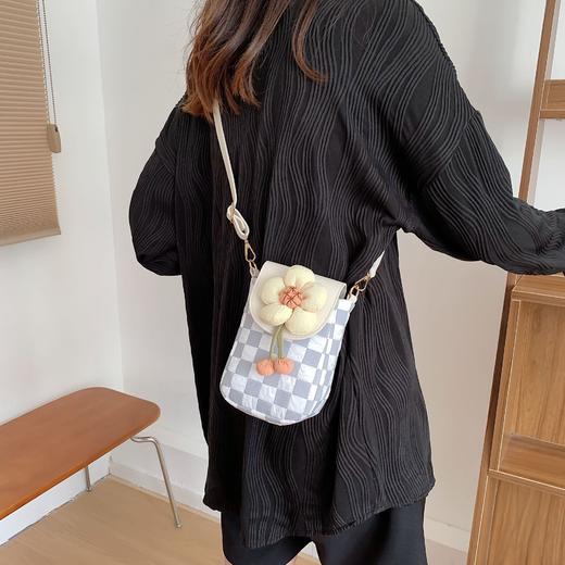 【夏日必备，时尚百搭】小众帆布包夏天散步小包包女包迷你斜挎手机包 商品图3