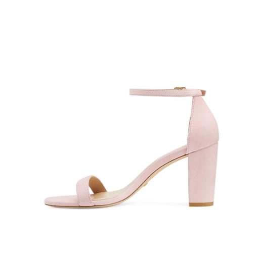 SW NEARLYNUDE粗跟一字带凉鞋 棉花糖粉 纪念日大促只要￥1650直邮到手！ 商品图4