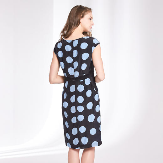 MA2L198麦克斯菲瑞经典圆点显瘦连衣裙 商品图1