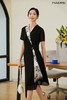 2楼娜尔思丝巾拼接连衣裙 商品缩略图1