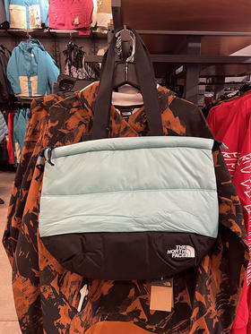 THE NORTH FACE/北面  男女同款刺绣LOGO拼色弧形底拉链口挎包