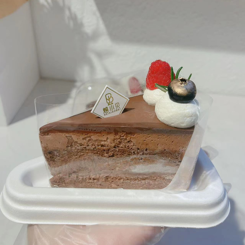 巧克力三角慕斯（60%可可含量纯脂巧克力）