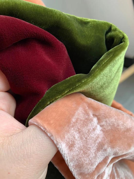 丝绒阔腿裤。五色 商品图6