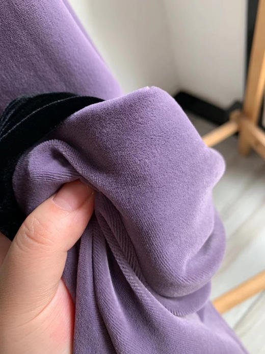 丝绒阔腿裤。五色 商品图2