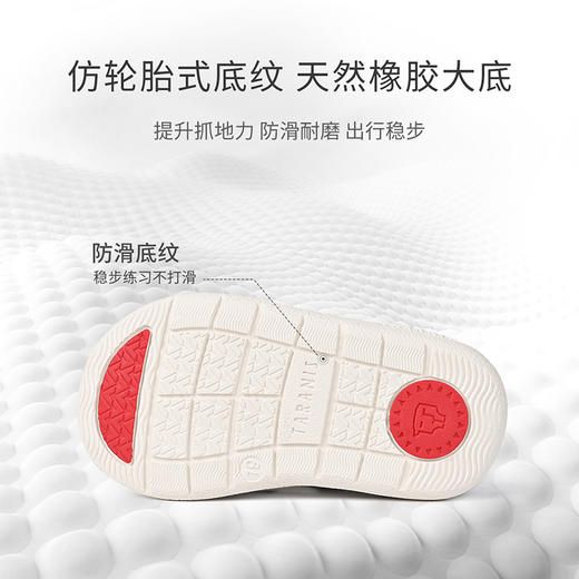 泰兰尼斯夏季经典舒适包头防踢学步凉鞋T11B2B1672★ 商品图3