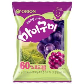 好丽友果汁软糖葡萄66g오리온 마이구미 포도