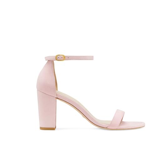 SW NEARLYNUDE粗跟一字带凉鞋 棉花糖粉 纪念日大促只要￥1650直邮到手！ 商品图5