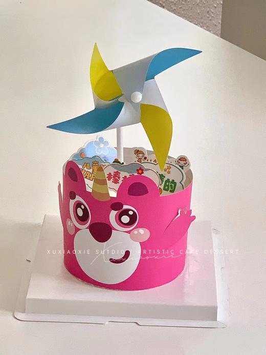 2023年61限定款恐龙蛋糕，4寸3层胚2层水果夹心（默认芒果夹心，装饰随机） 商品图4