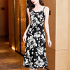 洋气修身显瘦，百搭印花吊带裙KQL-E37M2603 商品缩略图0