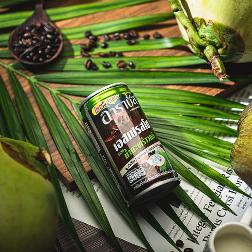 泰国达美椰青咖啡饮料180ml/022171椰香与咖香美妙结合入口微苦质感幼滑 商品图0