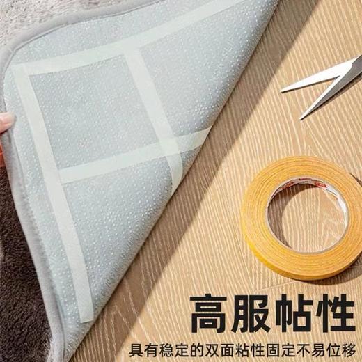 强力布基双面胶高粘度无痕2cm宽双面胶带透明网格地毯地板革拼接防水粘胶玻璃纤维胶1卷 商品图2