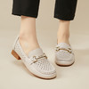 信诺镂空透气女乐福鞋2023新款夏季一脚蹬懒人单鞋软底舒适妈妈鞋X3C505281 商品缩略图1