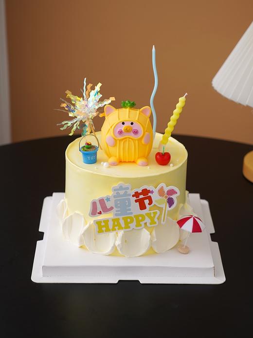 M款-儿童节•网红菠萝可爱猪主题蛋糕 商品图1