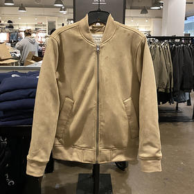  Abercrombie Fitch/AF 男士磨毛棒球领夹克外套