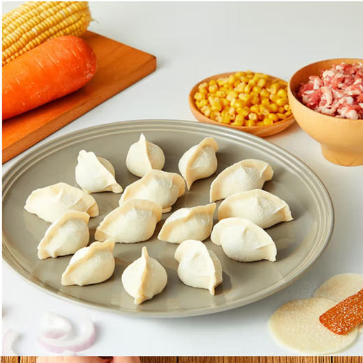思念手打天下猪肉韭菜水饺【1.08kg】 商品图1