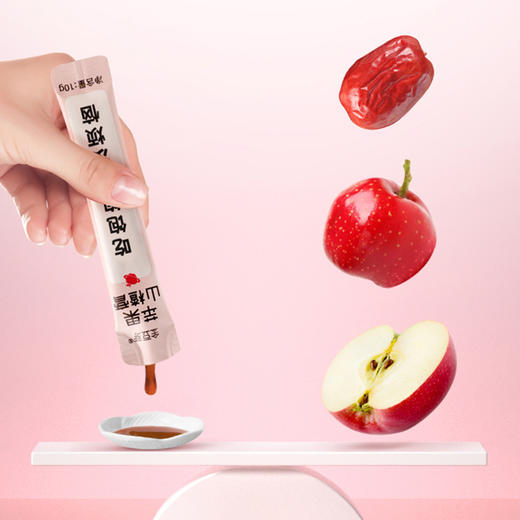 金豆芽纯梨膏苹果山楂膏组合装 真原果熬制|清润开胃|独立包装 商品图6
