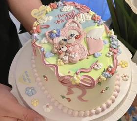 琳娜贝尔花园椭圆形蛋糕-低糖处理无添加