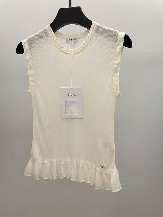 无袖针织衫。白色。黑色。自己备注号码颜色 商品图5