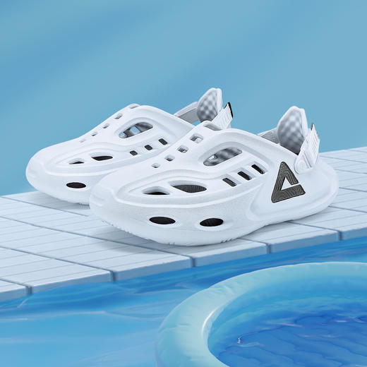 匹克态极洞洞鞋2.0-巡游23夏季新款男鞋防滑凉鞋休闲软底沙滩鞋ET32807L 商品图0