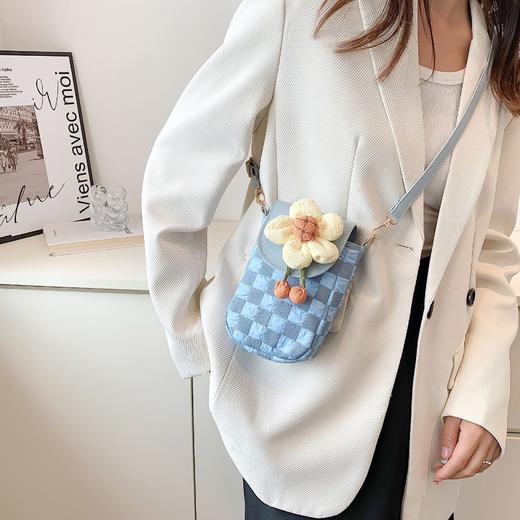 【夏日必备，时尚百搭】小众帆布包夏天散步小包包女包迷你斜挎手机包 商品图1