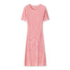 东黎 • 丝绒女士春夏季无袖针织抽条显瘦连衣裙 3040 商品缩略图2