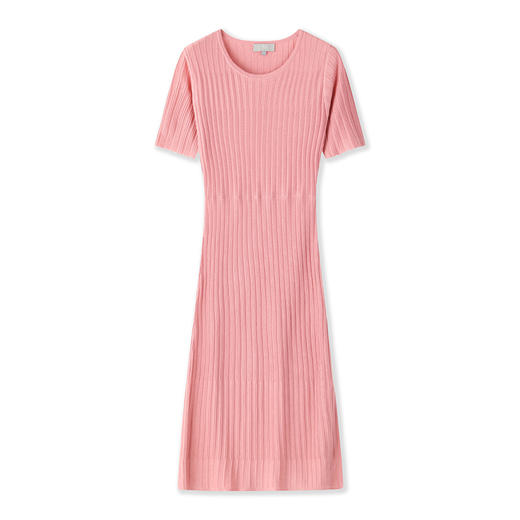 东黎 • 丝绒女士春夏季无袖针织抽条显瘦连衣裙 3040 商品图2