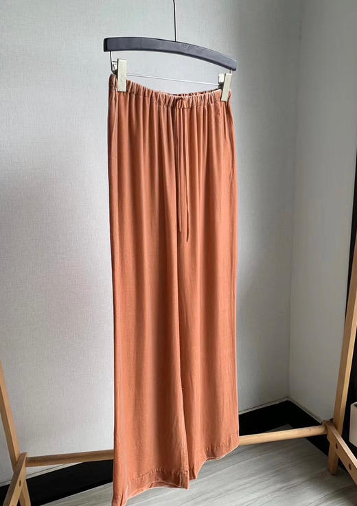 丝绒阔腿裤。五色 商品图4