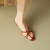 夏季新款，纯色真皮优雅凉拖KMN-1147 商品缩略图2