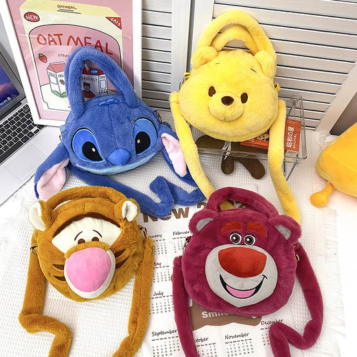 【可爱毛绒小包包！】卡通玩偶包百搭ins手提单肩斜挎包 商品图3