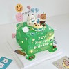 小羊咩咩立体小动物方形蛋糕（-低糖处理无添加 商品缩略图0