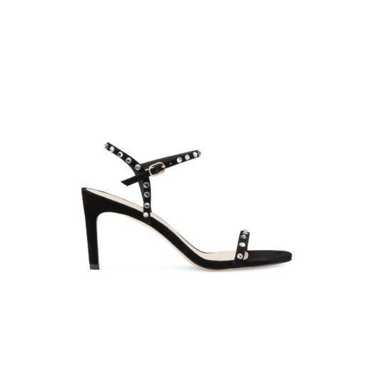 SW DANCER 80 连钻一字带高跟凉鞋 黑色麂皮 纪念日大促只要￥1200直邮到手！ 商品图2