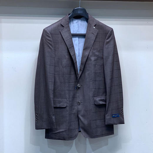 BROOKS BROTHERS/布克兄弟 男士绵羊毛混纺格纹微弹西装外套 商品图0
