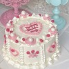 爱心复古裱花蛋糕-低糖处理无添加 商品缩略图0