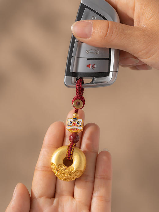 貔貅汽车钥匙扣醒狮平安扣挂件 商品图5