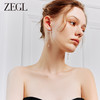ZEGL设计师月溅星河系列流苏耳环女长款耳钉2023新款925银针耳饰 商品缩略图3