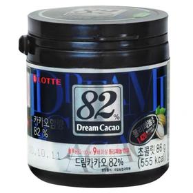 乐天梦想巧克力82%86g롯데 드림카카오