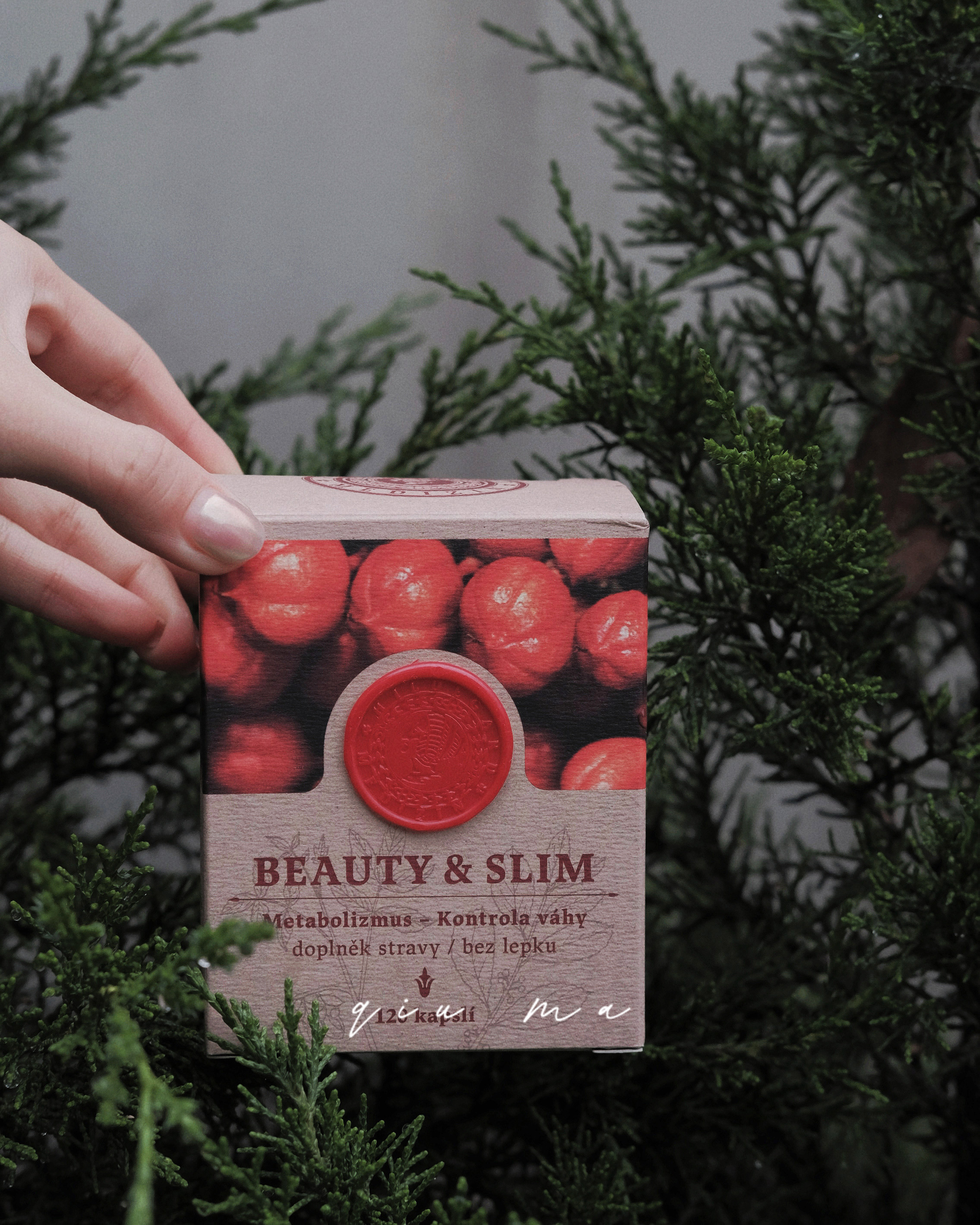 捷克圣希尔德佳德瓜拉纳安心瘦胶囊 纯植物强代谢。