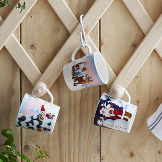 芬兰Arabia与圣诞老人基金会合作款 北极光盘 甜品盘 西餐盘 正关进口|百里居 商品图1