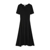 东黎 • 丝绒款女士针织A字扩摆纯色时尚连衣裙 3133 商品缩略图3