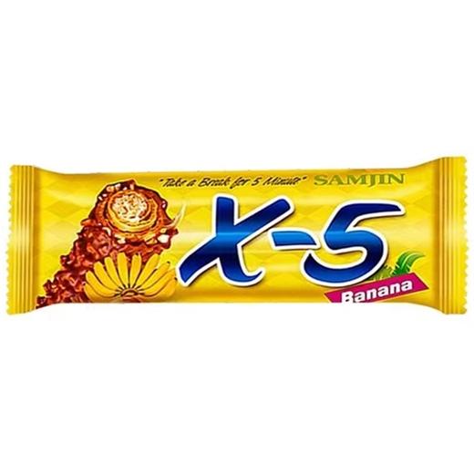 三进X-5夹心巧克力香蕉36g삼진 X-5엑스파이브 바나나 商品图0